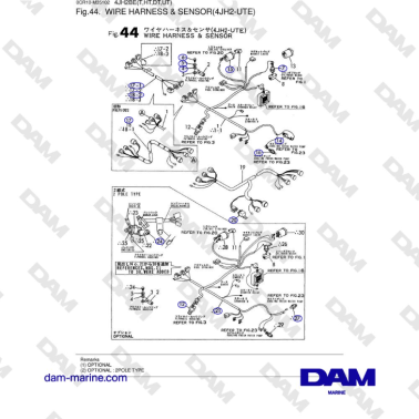 Yanmar 4JH2-UTE - WIRE...