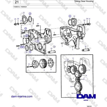 Volvo Penta TAMD61A,...