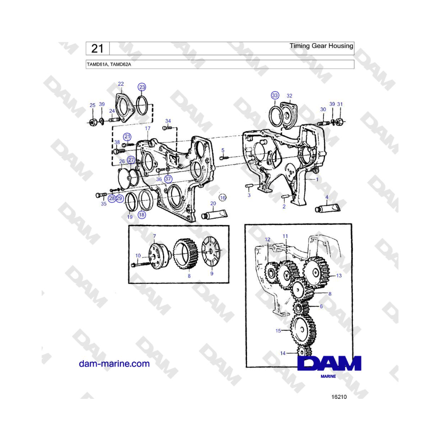 Volvo Penta TAMD61A, TAMD62A - 