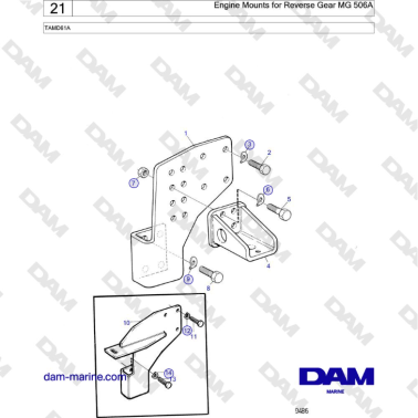 Volvo Penta TAMD61A -...