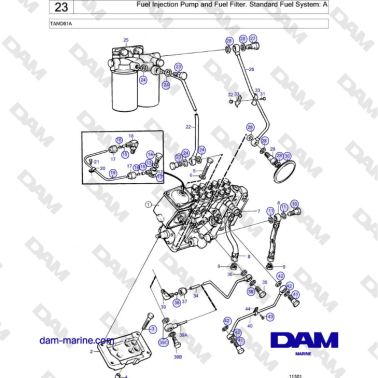 Volvo Penta TAMD61A - Pompa...