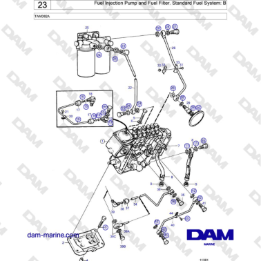 Volvo Penta TAMD62A - Pompa...