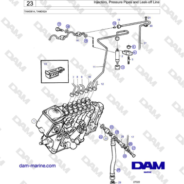 Volvo Penta TAMD61A,...