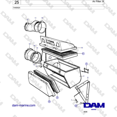Volvo Penta TAMD62A - Air...
