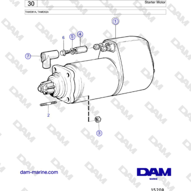 Volvo Penta TAMD61A,...