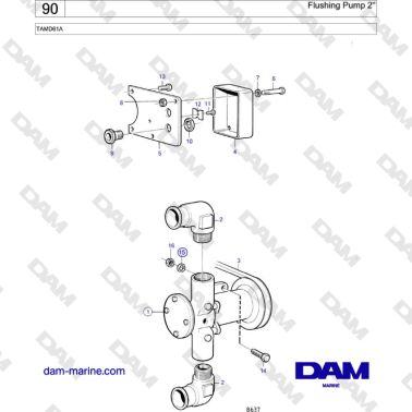 Volvo Penta TAMD61A - Pompa...