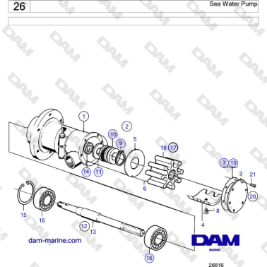 Volvo Penta TAMD60C - Pompa...