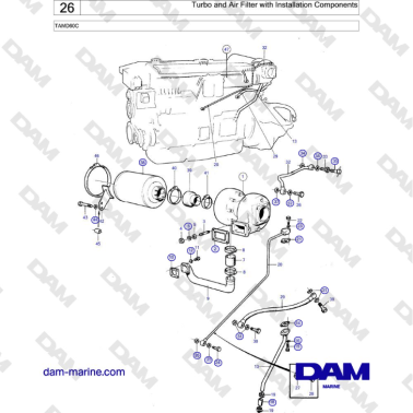 Volvo Penta TAMD60C - Turbo...