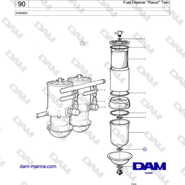 Volvo Penta TAMD60C - Fuel...