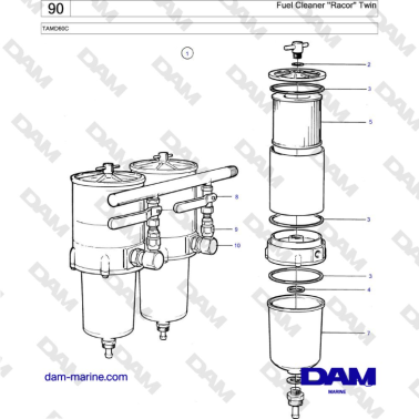 Volvo Penta TAMD60C - Fuel...