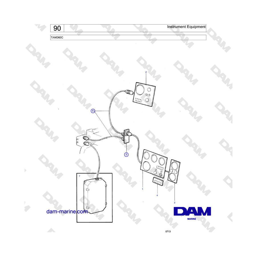 Volvo Penta TAMD60C - Equipo de instrumentos