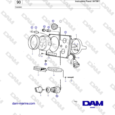 Volvo Penta TAMD60C - Panel...
