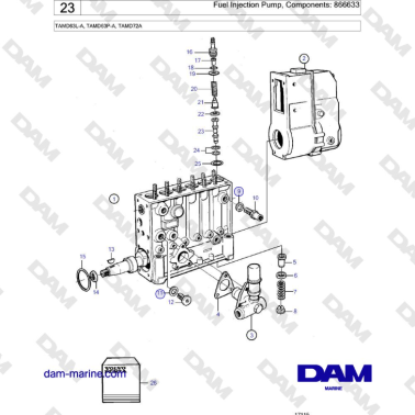 Volvo Penta TAMD63L-A,...