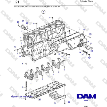 Volvo Penta D11A-A, D11A-B,...