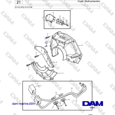Volvo Penta D11A-D (IPS),...