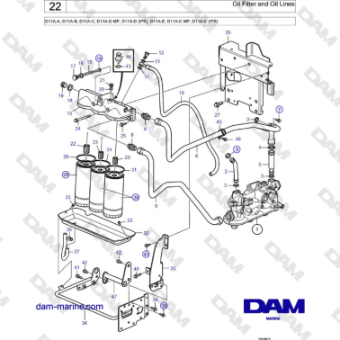 Volvo Penta D11A-A, D11A-B,...