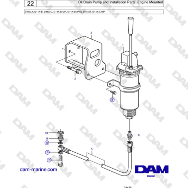 Volvo Penta D11A-A, D11A-B,...