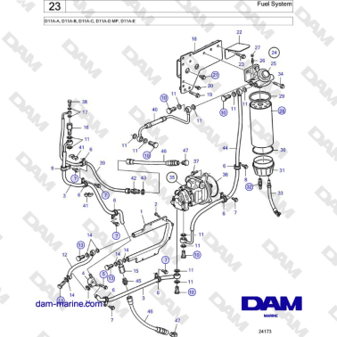 Volvo Penta D11A-A, D11A-B,...