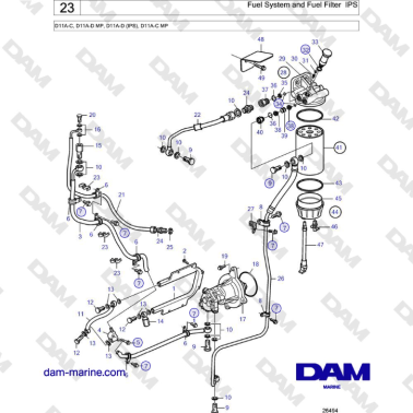 Volvo Penta D11A-C, D11A-D...