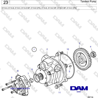 Volvo Penta D11A-A, D11A-B,...