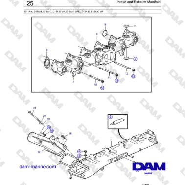 Volvo Penta D11A-A, D11A-B,...