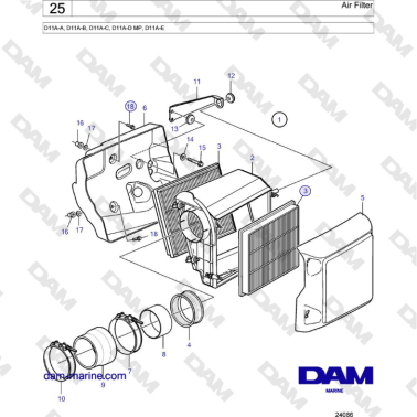 Volvo Penta D11A-A, D11A-B,...