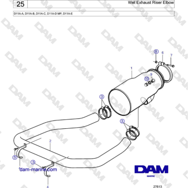 Volvo Penta D11A-A, D11A-B,...