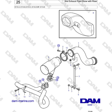 Volvo Penta D11A-A, D11A-B,...