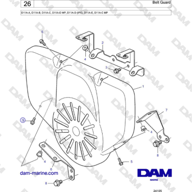 Volvo Penta D11A-A, D11A-B,...
