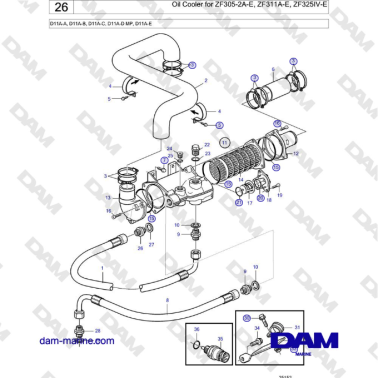 Volvo Penta D11A-A, D11A-B,...
