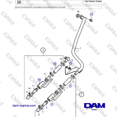 Volvo Penta D11A-A, D11A-B,...
