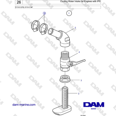 Volvo Penta D11A-D (IPS),...