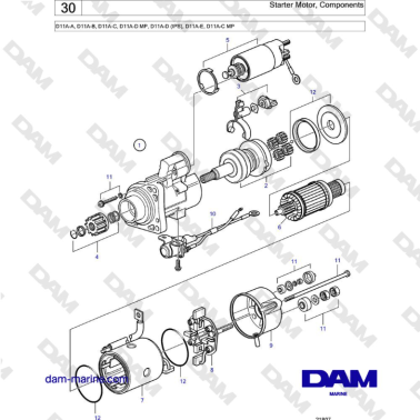 Volvo Penta D11A-A, D11A-B,...