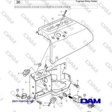 Volvo Penta D11A-A, D11A-B,...