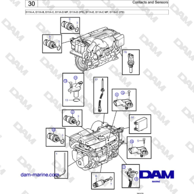 Volvo Penta D11A-A, D11A-B,...