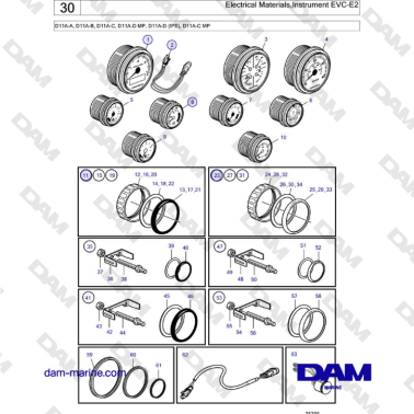 Volvo Penta D11A-A, D11A-B,...