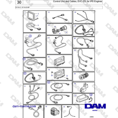 Volvo Penta D11A-C, D11A-D...