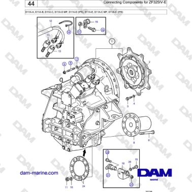 Volvo Penta D11A-A, D11A-B,...