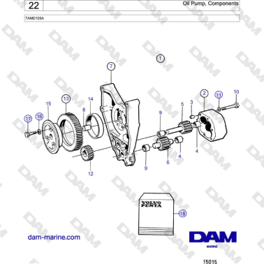 Volvo Penta TAMD103A - Oil...