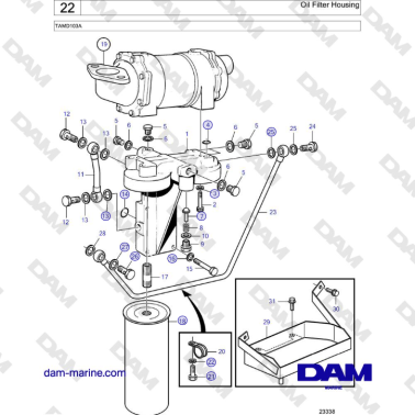 Volvo Penta TAMD103A - Oil...