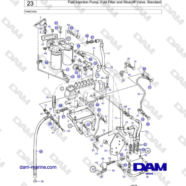 Volvo Penta TAMD103A - Fuel...
