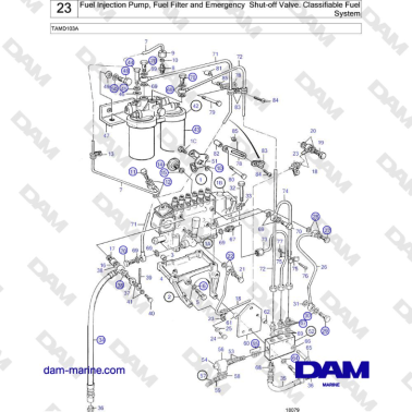 Volvo Penta TAMD103A - Fuel...