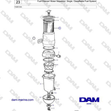 Volvo Penta TAMD103A - Fuel...