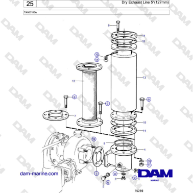 Volvo Penta TAMD103A - Dry...