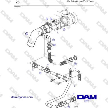 Volvo Penta TAMD103A - Wet...