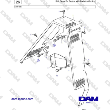 Volvo Penta TAMD103A - Belt...