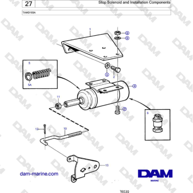 Volvo Penta TAMD103A - Stop...