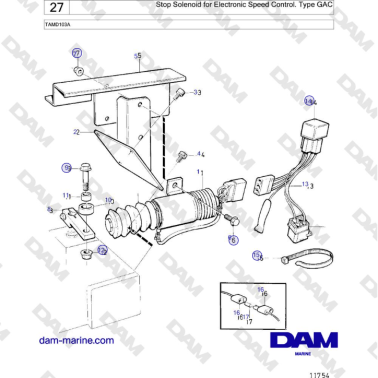 Volvo Penta TAMD103A - Stop...