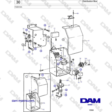 Volvo Penta TAMD103A - Caja...