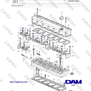 Volvo Penta D7A-B TA, D7C-B...